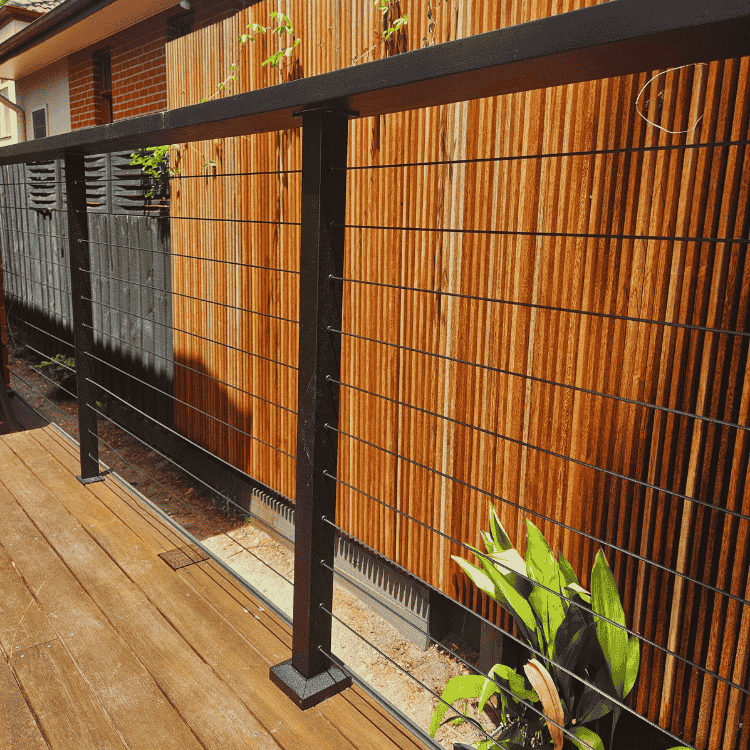 Black Wire Balustrade