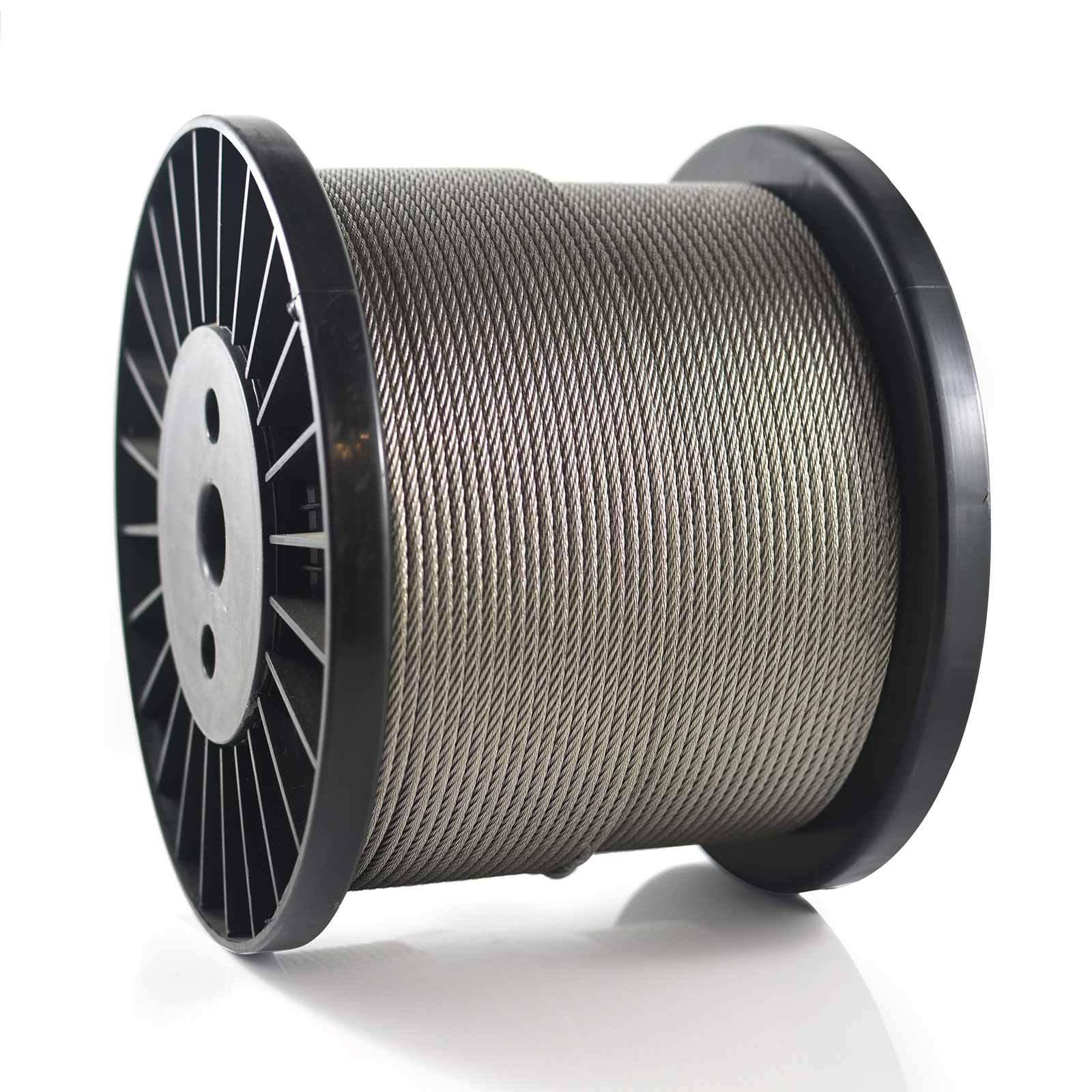 Stainless Wire Rope 7x7 3.2mm Marine Grade AISI 316 200 Metres