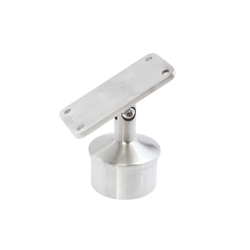 Adjustable Saddle to suit Flat Handrail Satin Finish 316 Grade Stainless Steel