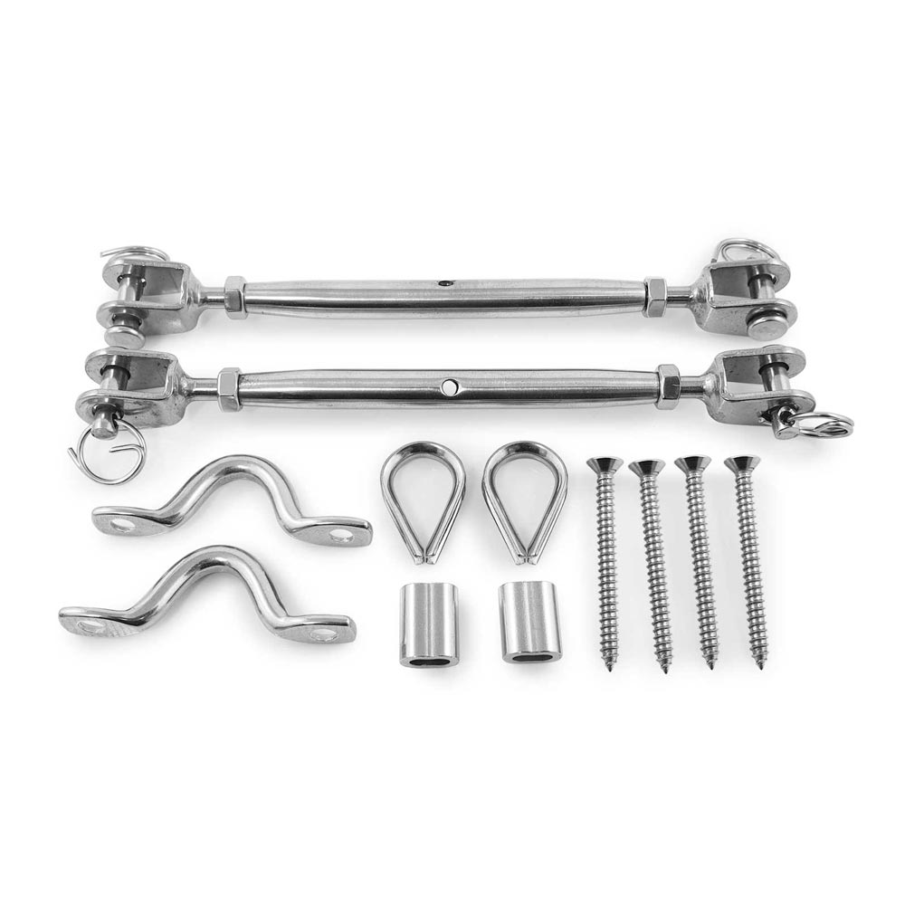 Jaw/Jaw Bottlescrew Stainless Wire Balustrade Kit #2