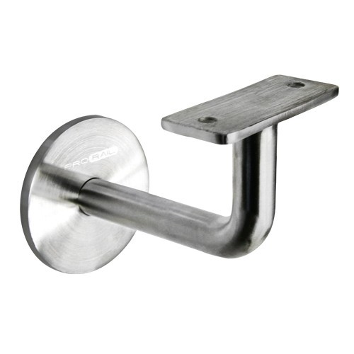 Handrail Bracket for Flat Handrail Satin Finish (Hidden Fastening)
