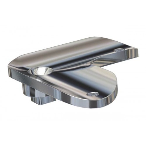 **Special Order** Fixed Corner Saddle Top to suit Round Handrail Satin Finish 316 Grade Stainless Steel