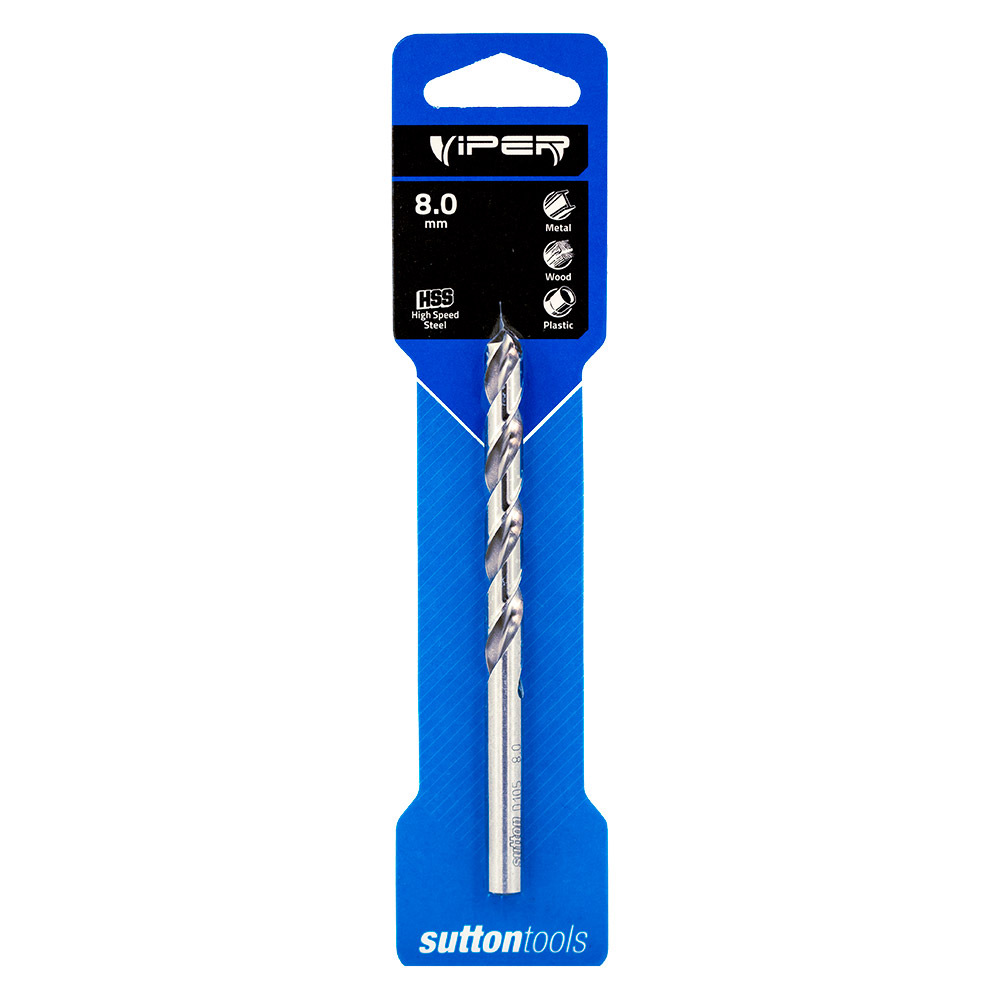 Sutton Viper HSS Drill Bit 8.0mm