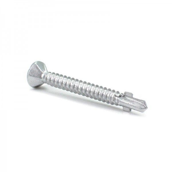 Wing Self Drilling Metal Screws Galvanised Square Drive 10G -16 x 45mm - 1000qty